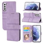 Custodia portafoglio in pelle PU con fibbia magnetica per Samsung