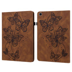 Custodia tablet in pelle flip con farfalla per Galaxy Tab A 8.0