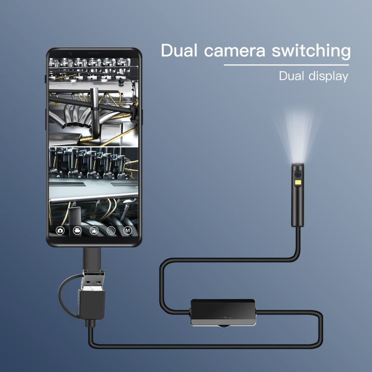 Endoscopio digitale industriale 3 in 1 USB-C Micro USB