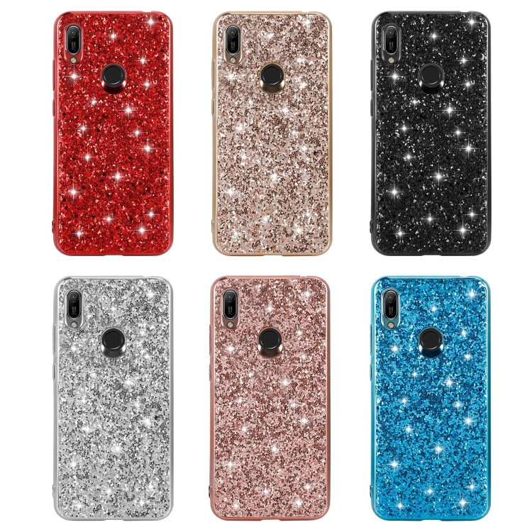 Custodia TPU glitterata per Samsung Galaxy A20s
