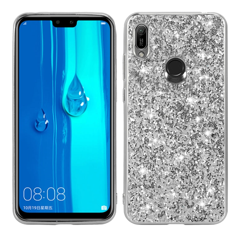 Custodia TPU glitterata per Samsung Galaxy A20s