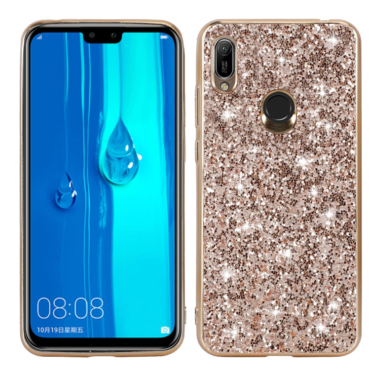 Custodia TPU glitterata per Samsung Galaxy A20s