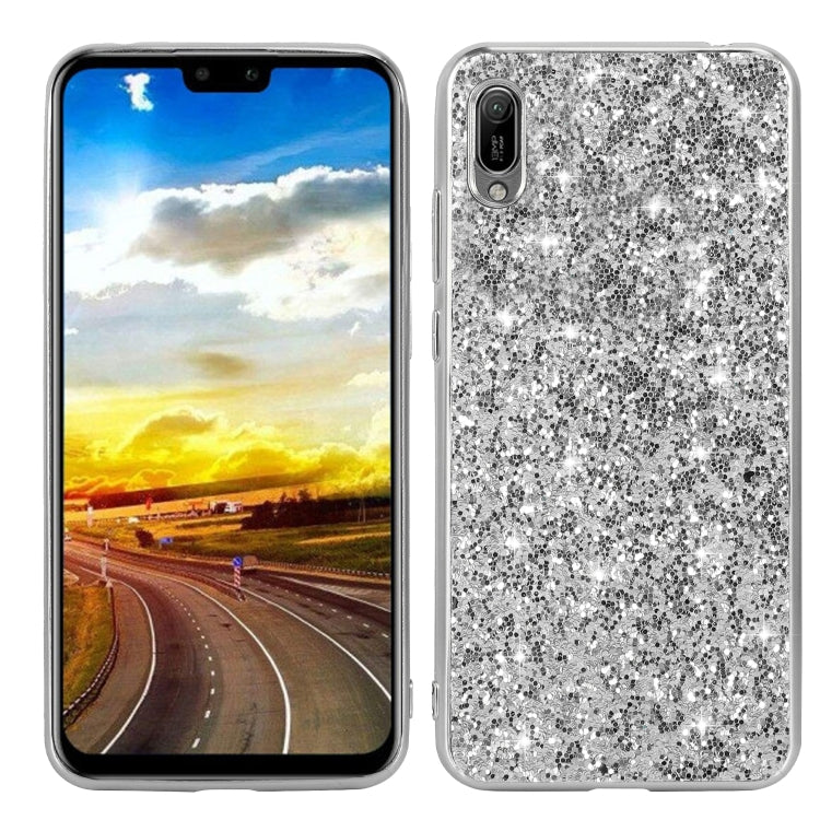 Custodia TPU glitterata per Samsung Galaxy A20s