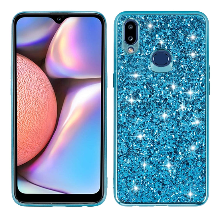 Custodia TPU glitterata per Samsung Galaxy A20s