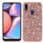 Custodia TPU glitterata per Samsung Galaxy A20s