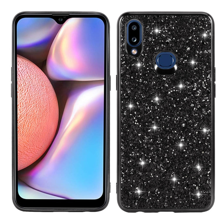 Custodia TPU glitterata per Samsung Galaxy A20s