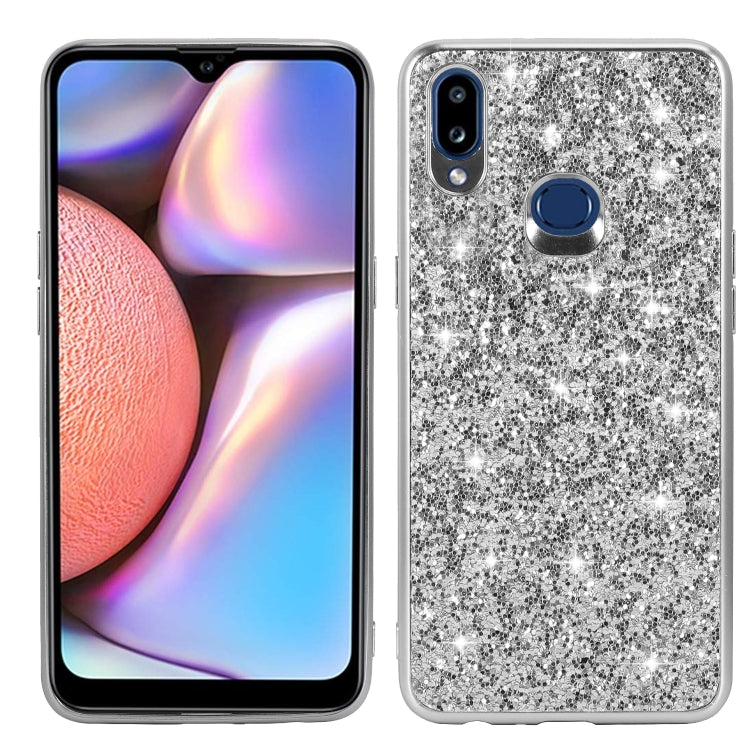 Custodia TPU glitterata per Samsung Galaxy A20s