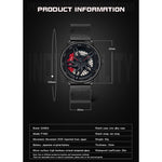 SANDA 1062 Orologio al quarzo uomo con cinturino maglia