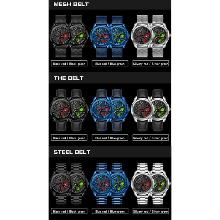 SANDA 1065 Orologio al quarzo da uomo con cinturini intercambiabi