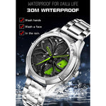 SANDA 1065 Orologio al quarzo da uomo con cinturini intercambiabi
