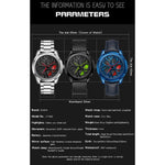 SANDA 1065 Orologio al quarzo da uomo con cinturini intercambiabi