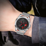 SANDA 1065 Orologio al quarzo da uomo con cinturini intercambiabi