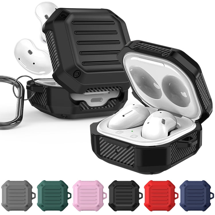 Custodia protettiva in fibra di carbonio per Samsung Galaxy Buds Live / Buds 2 /