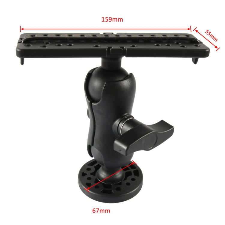 Staffa per fishfinder marino in nylon e silicone