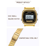Orologio digitale donna SANDA 6053 con sveglia LED