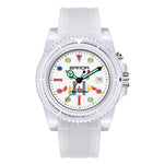 SANDA 6078 Orologio al quarzo da donna con quadrante fluorescente