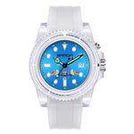 SANDA 6078 Orologio al quarzo da donna con quadrante fluorescente