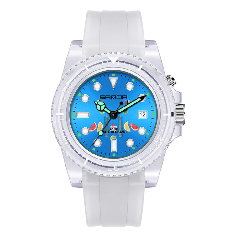 SANDA 6078 Orologio al quarzo da donna con quadrante fluorescente
