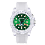SANDA 6078 Orologio al quarzo da donna con quadrante fluorescente