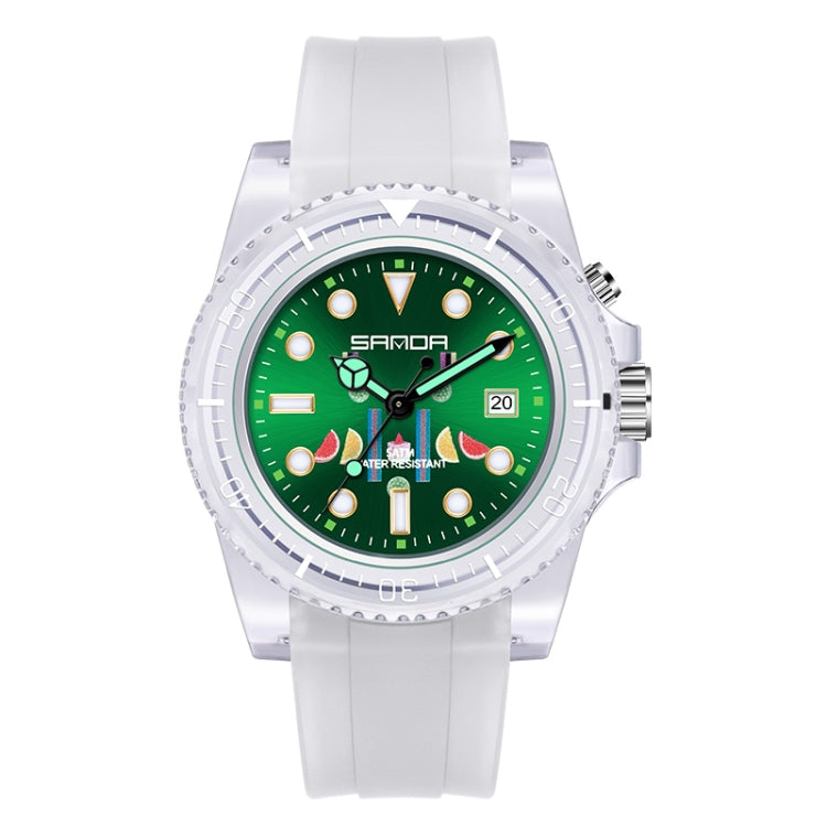 SANDA 6078 Orologio al quarzo da donna con quadrante fluorescente