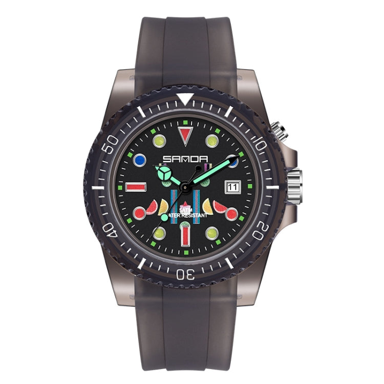 SANDA 6078 Orologio al quarzo da donna con quadrante fluorescente