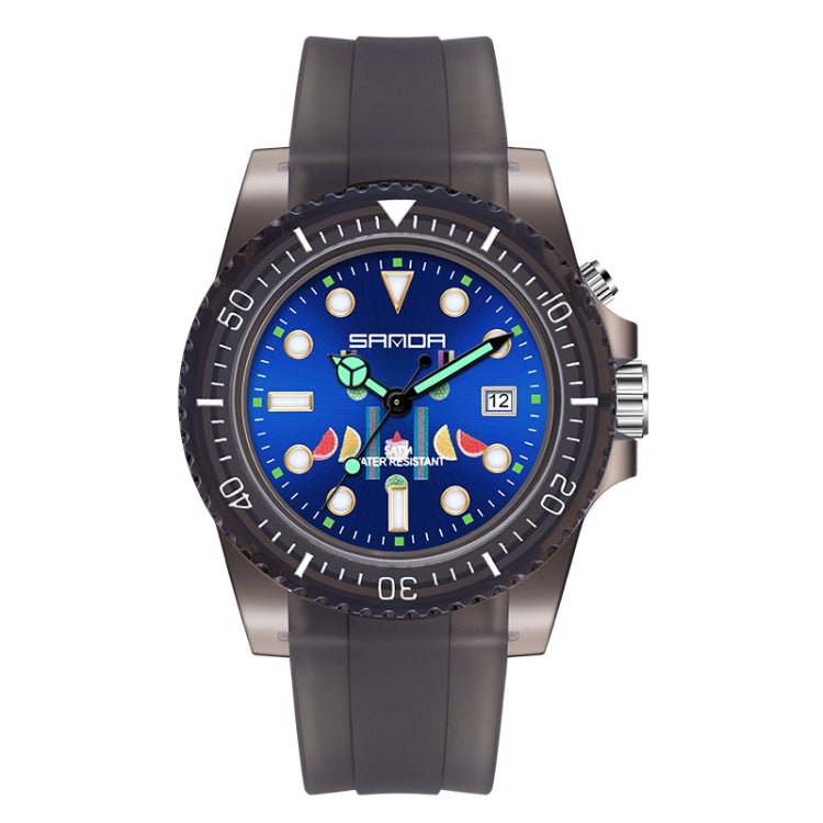 SANDA 6078 Orologio al quarzo da donna con quadrante fluorescente