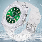 SANDA 6078 Orologio al quarzo da donna con quadrante fluorescente