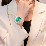 SANDA 6078 Orologio al quarzo da donna con quadrante fluorescente