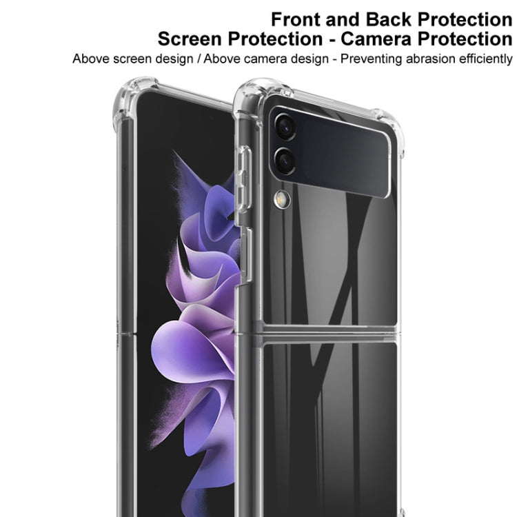 Custodia protettiva trasparente TPU per Galaxy Z Flip3 5G