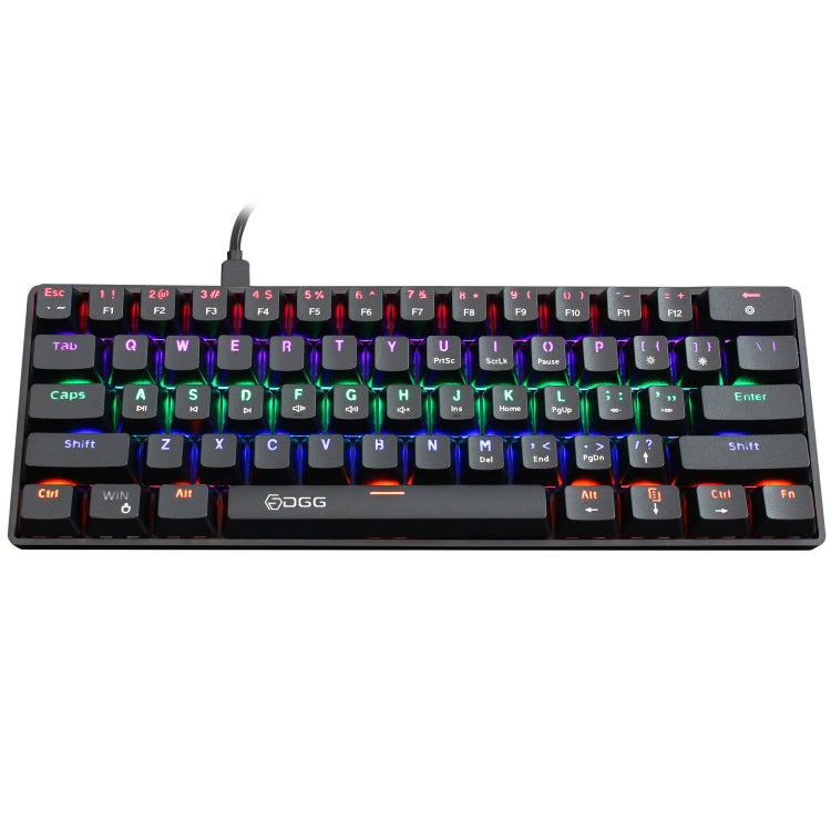 HXSJ V900 Tastiera meccanica cablata 61 tasti RGB