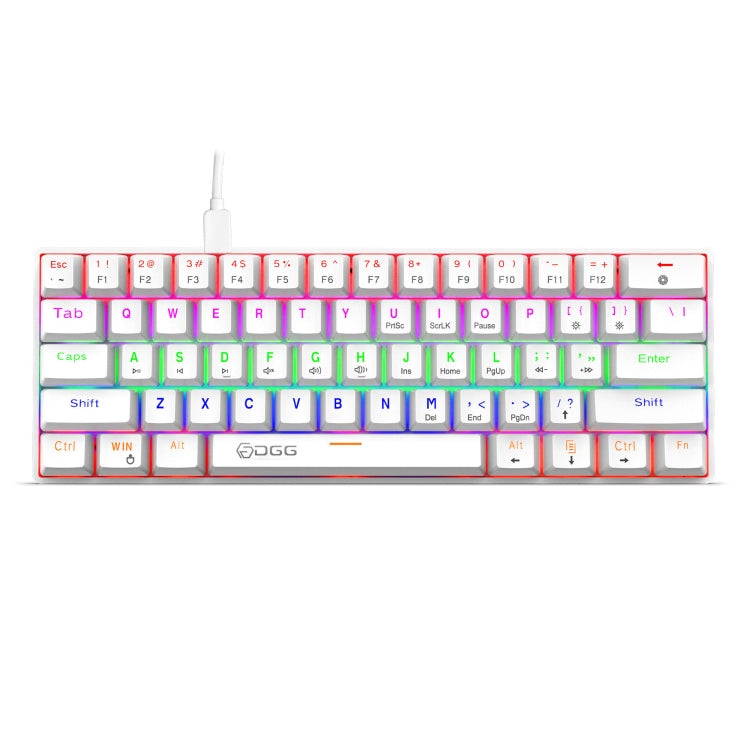 HXSJ V900 Tastiera meccanica cablata 61 tasti RGB