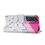 Custodia portafoglio in pelle con slot carte Samsung Galaxy S22 U