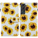Custodia portafoglio in pelle con slot carte Samsung Galaxy S22 U