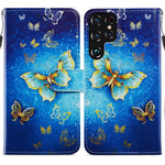 Custodia portafoglio in pelle con slot carte Samsung Galaxy S22 U