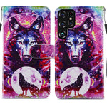 Custodia portafoglio in pelle con slot carte Samsung Galaxy S22 U