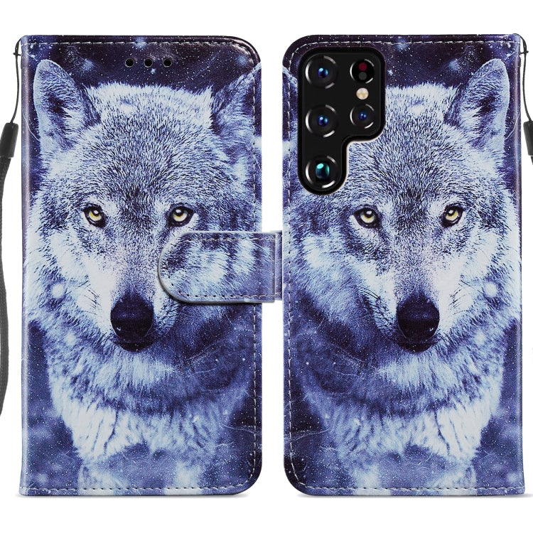 Custodia portafoglio in pelle con slot carte Samsung Galaxy S22 U