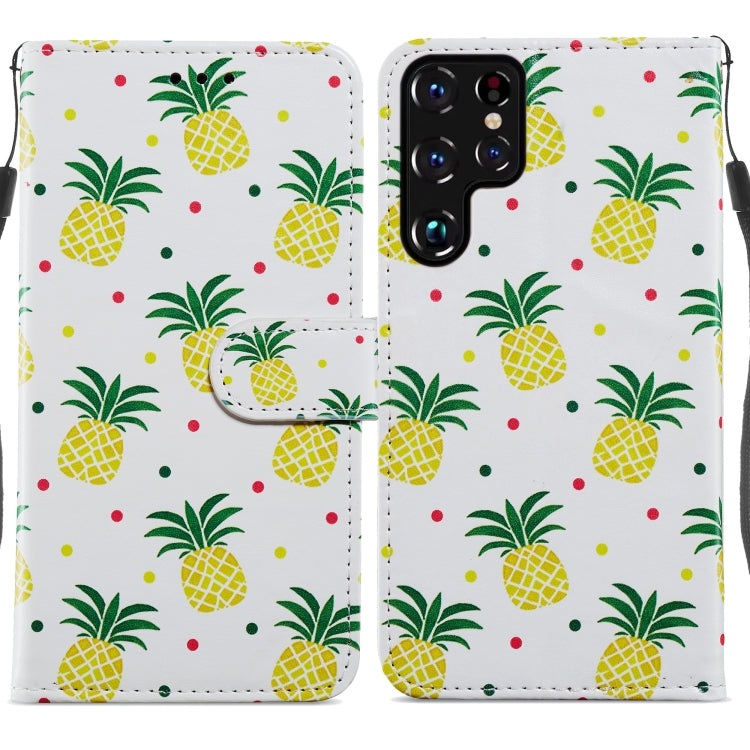 Custodia portafoglio in pelle con slot carte Samsung Galaxy S22 U