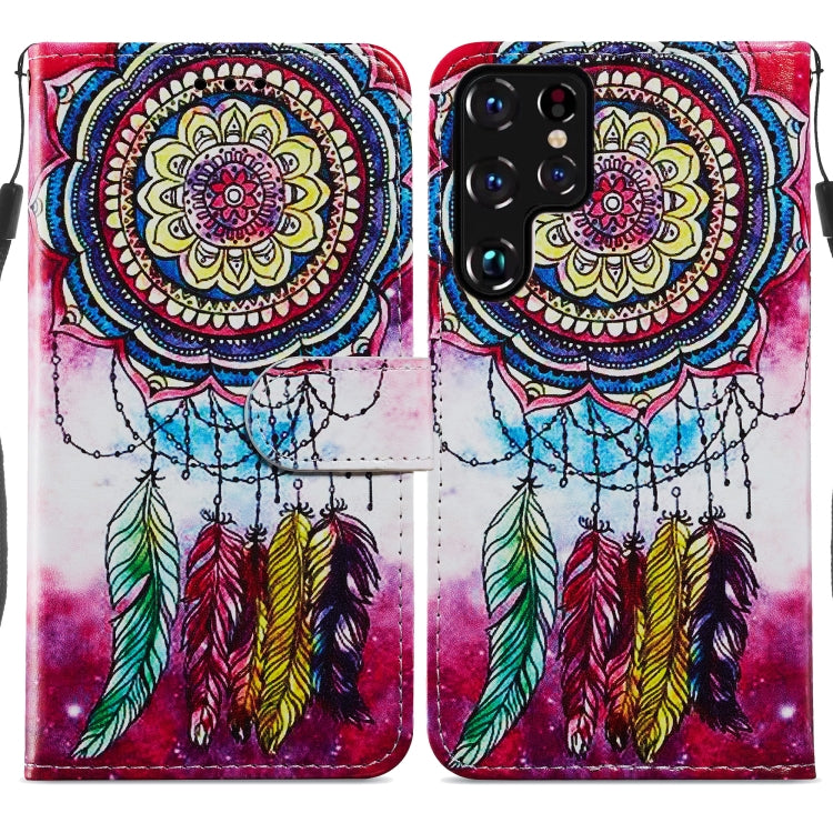 Custodia portafoglio in pelle con slot carte Samsung Galaxy S22 U