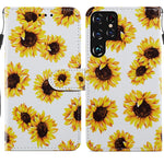 Custodia portafoglio in pelle con slot carte Samsung Galaxy S22 U