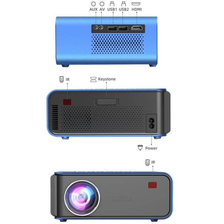 Proiettore LCD portatile 1200 lumen 1024x600 T4