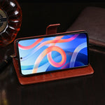 Custodia portafoglio in pelle con slot carte per Samsung Galaxy M