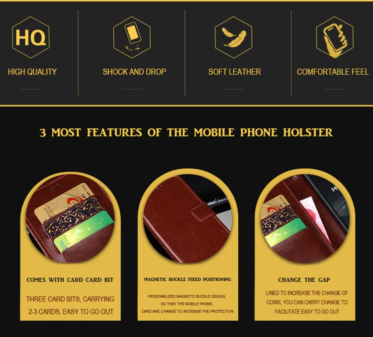 Custodia portafoglio in pelle con slot carte per Samsung Galaxy M
