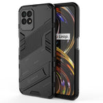 Custodia antiurto Punk Armor 2 in 1 in PC e TPU per Realme 8i con supporto