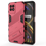 Custodia antiurto Punk Armor 2 in 1 in PC e TPU per Realme 8i con supporto