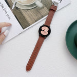 Cinturino in pelle cucito per Samsung Galaxy Watch4 40mm/44mm