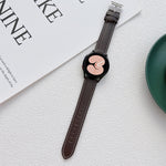 Cinturino in pelle cucito per Samsung Galaxy Watch4 40mm/44mm