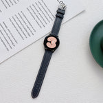 Cinturino in pelle cucito per Samsung Galaxy Watch4 40mm/44mm