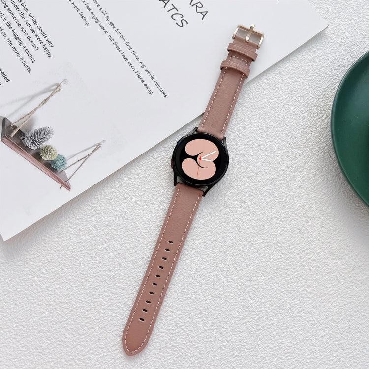 Cinturino in pelle cucito per Samsung Galaxy Watch4 40mm/44mm