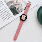 Cinturino in pelle cucito per Samsung Galaxy Watch4 40mm/44mm