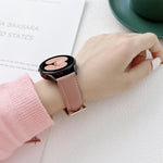 Cinturino in pelle cucito per Samsung Galaxy Watch4 40mm/44mm